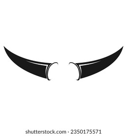 bull horns icon vector illustration design