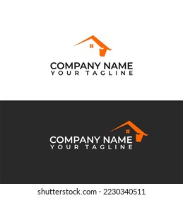 Diseño del logotipo de la Casa de toros. Logo Inmobiliario moderno. Ilustración vectorial del logotipo del hogar