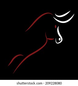 Bull icon