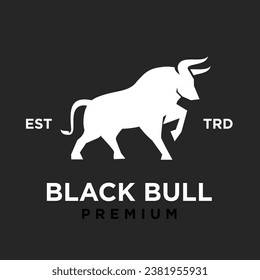 Bull icon design illustration template