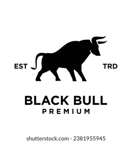 Bull icon design illustration template