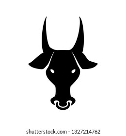 Bull icon. Energy sign