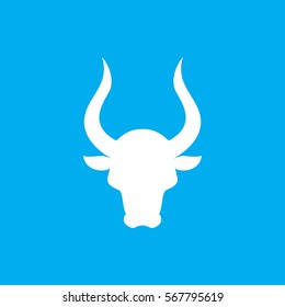 bull icon. illustration isolated vector sign symbol