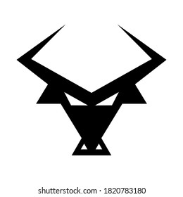 Bull icon, logo. Vector design.