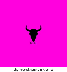 bull icon sign signifier vector