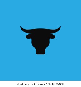 bull icon vector