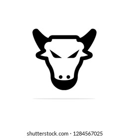 the bull Icon. Vector concept illustration for design.