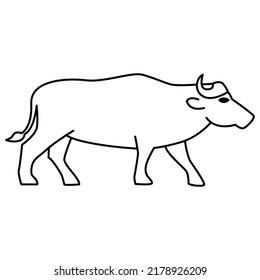 Bull Icon Vector Design Template.
