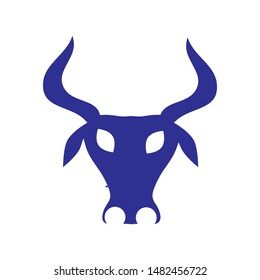 bull icon vector illustration template
