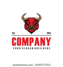 bull logo , buffalo logo vector