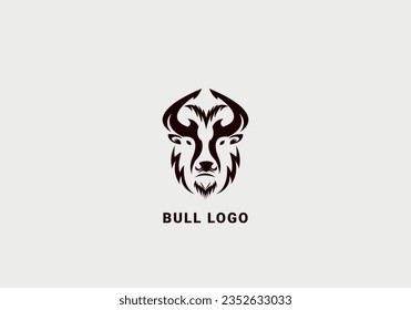 bull logo, buffalos, logo, bull warrior, fighting 