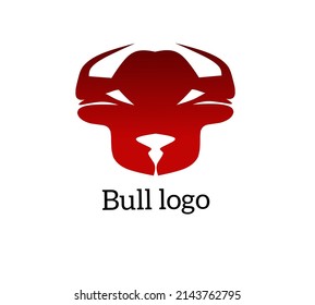 A bull logo with a color identical to its nature