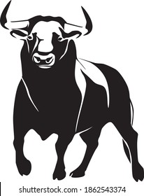 
Bull logo concept. Vector illustration