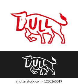 Bull logo design