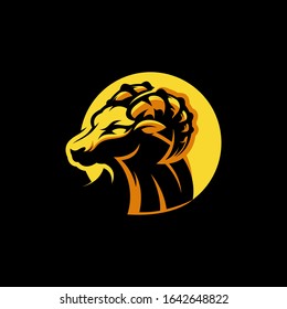 bull logo design illustration vector