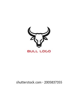 bull logo design. logo template