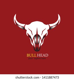 Bull Logo Design Template. Vector Illustration