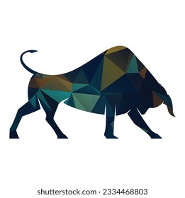 Bull Logo Design template vector.