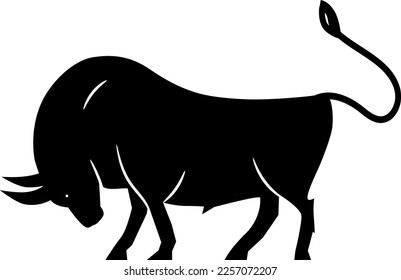 Bull Logo Design vector animal farm meat design