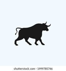 bull logo design vector illustration