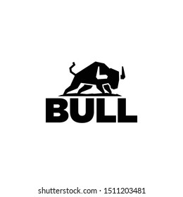 The Bull Logo Design Vector Template