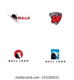 The Bull Logo Design Vector Template