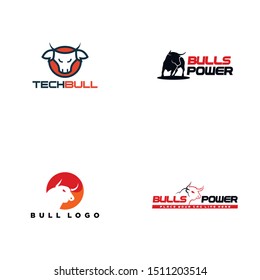 The Bull Logo Design Vector Template