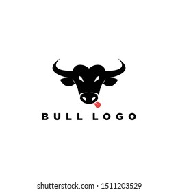 The Bull Logo Design Vector Template