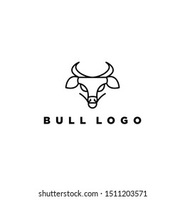 The Bull Logo Design Vector Template
