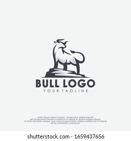 Bull Logo Design Vector Template. Modern Design. Bull Logo. Vector Illustration