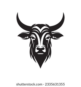 Bull logo design for your company identity, brand and icon