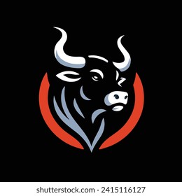 diseño de logotipo de toros para su identidad de empresa, marca e icono