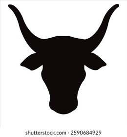 bull logo design for your company identity, brand and icon. strong bull illustration vector template. animal icon graphic. vintage cattle animal farm logo