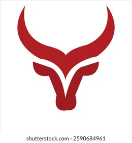 bull logo design for your company identity, brand and icon. strong bull illustration vector template. animal icon graphic. vintage cattle animal farm logo