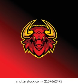 bull logo esport for commercial use