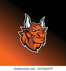 bull logo esport for commercial use