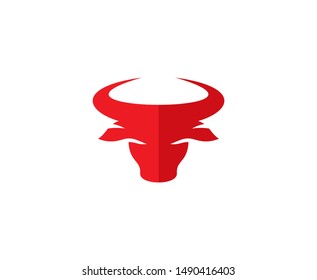 Bull logo head logo icon 