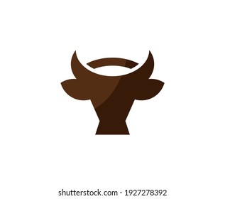 Bull logo head vector animal 