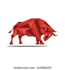 Bull logo icon vector template design 