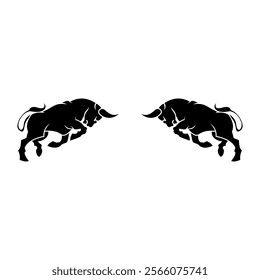 bull logo , simple and clean
