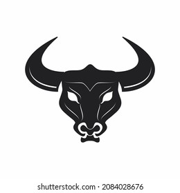 bull logo simple clean and elegance
