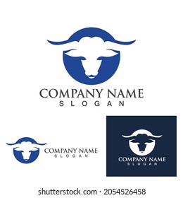 Bull logo and symbol vector eps