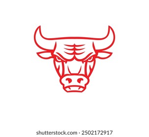 bull logo, taurus logo, horned logo, bull head, logos