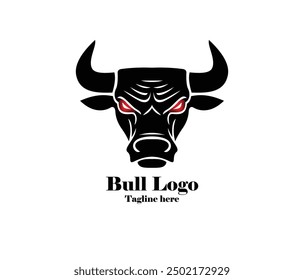 bull logo, taurus logo, horned logo, bull head, logos