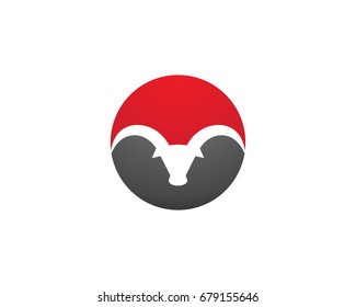 Bull logo template