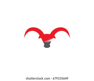 Bull logo template