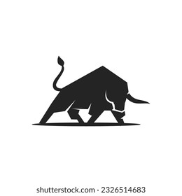 bull logo template. Icon Illustration Brand Identity. Isolated and flat illustration. Vector graphic