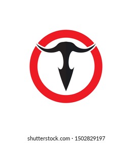 bull logo template ilustration vector design