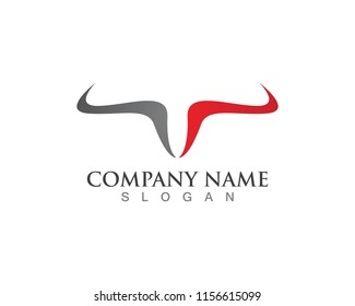 Bull  Logo Template vector