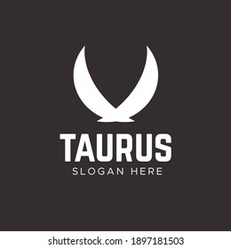Bull Logo Template vector. Horn logo vector